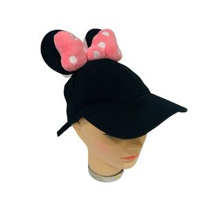 Minnie Baseball Hat With  Ears And Bow